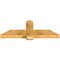 Ekena Millwork Eugene Rough Sawn Timber Gable Bracket, Western Red Cedar, 48"W x 18"H x 4"D x 6"F, 9/12 Pitch GBW048X18X0406EUG00RWR - alternate 4